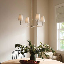 Load image into Gallery viewer, Pallas Mini Chandelier in dining room.