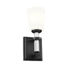 Load image into Gallery viewer, Rosalind Bath Wall Light in Black.