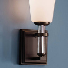 Load image into Gallery viewer, Rosalind Bath Wall Light in Details.