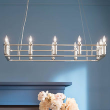 Load image into Gallery viewer, Rosalind Linear Pendant Light in Details.