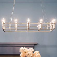 Load image into Gallery viewer, Rosalind Linear Pendant Light in Details.