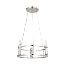 Load image into Gallery viewer, Rosalind Mini Chandelier in Polished Nickel.