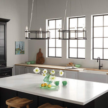 Load image into Gallery viewer, Rosalind Mini Chandelier in kitchen.