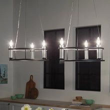 Load image into Gallery viewer, Rosalind Mini Chandelier in kitchen.