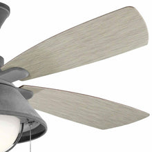 Load image into Gallery viewer, Seaside LED Ceiling Fan in Detail.