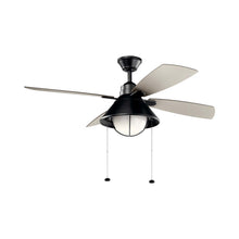 Load image into Gallery viewer, Seaside LED Ceiling Fan in Detail.