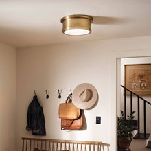 Load image into Gallery viewer, Serca Flush Mount Ceiling Light in living room.