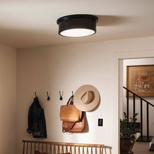 Load image into Gallery viewer, Serca Flush Mount Ceiling Light in living room.
