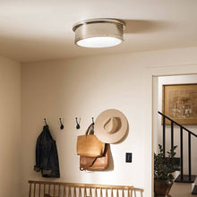 Load image into Gallery viewer, Serca Flush Mount Ceiling Light in living room.