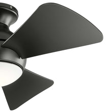 Load image into Gallery viewer, Sola LED Ceiling Fan in Detail.