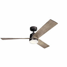 Load image into Gallery viewer, Spyn LED Ceiling Fan in Anvil Iron.
