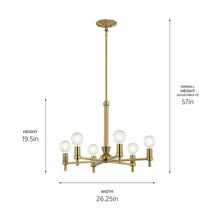 Load image into Gallery viewer, Torvee Chandelier - line drawing.