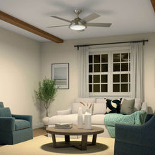 Load image into Gallery viewer, Verdi LED Ceiling Fan in living room.