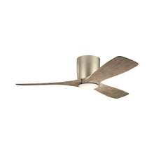 Load image into Gallery viewer, Volos LED Ceiling Fan in Brushed Nickel.