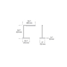 Load image into Gallery viewer, Klee LED Table Lamp - line drawing.