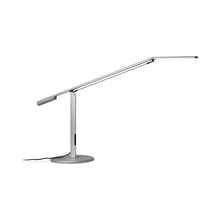 Load image into Gallery viewer, Equo LED Desk Lamp in Silver.