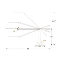 Load image into Gallery viewer, Equo LED Desk Lamp - line drawing.