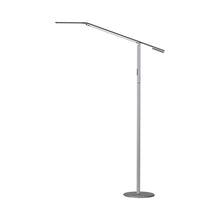 Load image into Gallery viewer, Equo LED Floor Lamp in Silver.