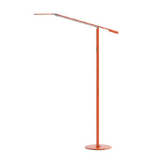 Load image into Gallery viewer, Equo LED Floor Lamp in Orange.