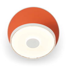 Load image into Gallery viewer, Gravy Hardwire LED Wall Light in Matte White and Matte Orange.