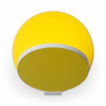 Load image into Gallery viewer, Gravy Hardwire LED Wall Light in Matte White and Matte Yellow.