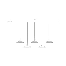 Load image into Gallery viewer, Royyo LED Linear Pendant Light - line drawing.