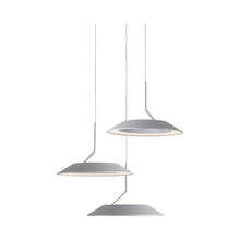 Load image into Gallery viewer, Royyo LED Multi Light Pendant Light in 3-Light/Silver.
