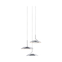 Load image into Gallery viewer, Royyo LED Multi Light Pendant Light in 3-Light/Chrome.