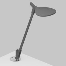 Load image into Gallery viewer, Splitty LED Desk Lamp in Matte Grey/Grommet Mount .