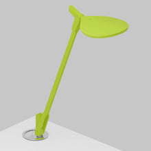 Load image into Gallery viewer, Splitty LED Desk Lamp in Matte Leaf Green/Grommet Mount .