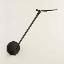 Load image into Gallery viewer, Splitty LED Desk Lamp in Matte Black/Hardwire Wall Mount.