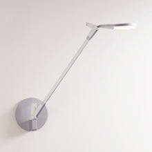 Load image into Gallery viewer, Splitty LED Desk Lamp in Silver/Hardwire Wall Mount.