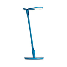 Load image into Gallery viewer, Splitty LED Desk Lamp in Matte Pacific Blue/Standard Desk Base.