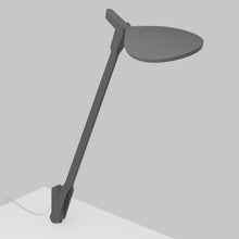 Load image into Gallery viewer, Splitty LED Desk Lamp in Matte Grey/Through-Table Mount .