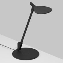 Load image into Gallery viewer, Splitty LED Desk Lamp in Matte Black/Wireless Charging Qi Base .