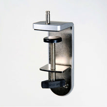 Load image into Gallery viewer, Two-Piece Desk Clamp in Silver.