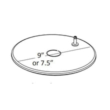 Load image into Gallery viewer, Wireless Charging Qi Base - line drawing.