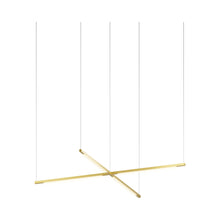 Load image into Gallery viewer, Z-Bar Cross LED Pendant Light.