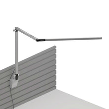 Load image into Gallery viewer, Z-Bar LED Desk Lamp in Metallic Black/Hardwire Wall Mount.