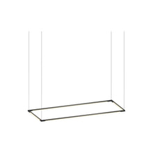 Load image into Gallery viewer, Z-Bar Rectangular LED Pendant Light in 36-Inch/Matte Black.