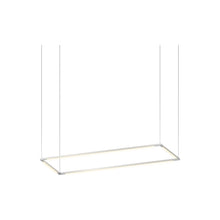 Load image into Gallery viewer, Z-Bar Rectangular LED Pendant Light in 36-Inch/Silver.