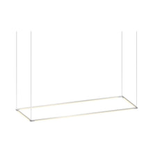 Load image into Gallery viewer, Z-Bar Rectangular LED Pendant Light in 48-Inch/Silver.