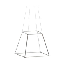 Load image into Gallery viewer, Z-Bar Rise LED Pendant Light in 24-Inch/Silver.