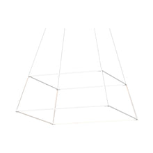Load image into Gallery viewer, Z-Bar Rise LED Pendant Light in 48-Inch/Matte White.