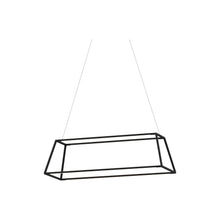 Load image into Gallery viewer, Z-Bar Rise LED Pendant Light in 38-Inch/Matte Black.