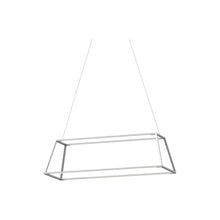 Load image into Gallery viewer, Z-Bar Rise LED Pendant Light in 38-Inch/Silver.