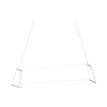 Load image into Gallery viewer, Z-Bar Rise LED Pendant Light in 54-Inch/Matte White.