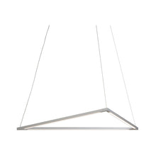 Load image into Gallery viewer, Z-Bar Triangle LED Pendant Light in Detail.
