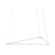 Load image into Gallery viewer, Z-Bar Triangle LED Pendant Light in Detail.
