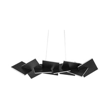 Load image into Gallery viewer, Konstrukt LED Chandelier in Black.